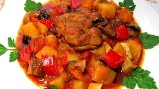 Вкусно - #ЖАРКОЕ из КУРИЦЫ с Овощами в Горшочках #Рецепты из КУРИЦЫ