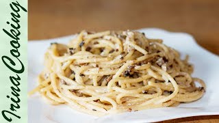 ПАСТА с грибами в сливочном соусе ○ Самый БЫСТРЫЙ УЖИН | Pasta with Mushroom Cream Sauce Recipe