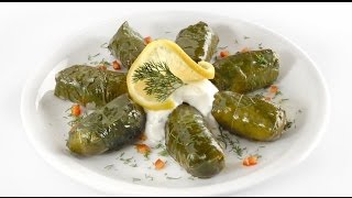 Долма в виноградных листьях,очень сочная и вкусная.Легкий рецепт(dolma from grape leaves)