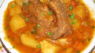 Вкусно - #КАРТОШКА Тушеная с РЕБРЫШКАМИ и Овощами #Рецепты.