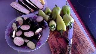 4 вкусных блюда на мангале,скумбрия, овощи, шашлык и лаваш