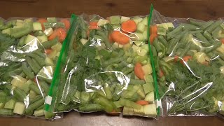 Заморозка овощей Заготовка овощей для рагу на зиму.