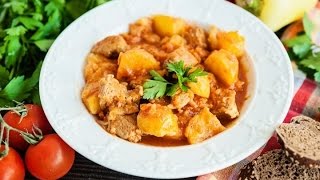 Любимые Рецепты. Жаркое. Аппетитное блюдо русской кухни.