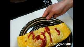 Омлет с рисом рецепт Omurice recipe