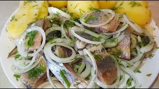 Как разделать селёдку и подать вкусно. Цыганка готовит. Gipsy cuisine.