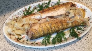 Рыба в духовке / Готовим судака в духовке