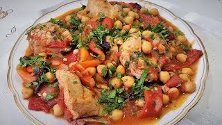 Курица с нутом...безумно вкусное блюдо-Ани Кухня!