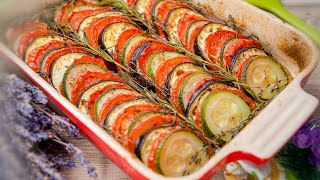 ЗАПЕЧЕННЫЕ ОВОЩИ 🍆 кабачки, баклажаны, помидоры 🍅 ОВОЩНОЙ ТИАН - рецепт блюда из овощей / РАТАТУЙ