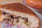 Пирог с грибами в мультиварке