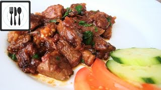 Жареная баранина с овощами по-турецки. Мясное соте. Кавурма из баранины. / Sebzeli kuzu kavurmasi