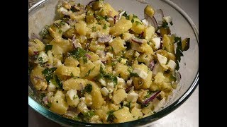 Картофельный салат на каждый день НЕ ДОРОГОЙ И ВКУСНЫЙ /Салаты рецепты простые