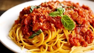 Как приготовить спагетти (пасту) с соусом "А-ля Болоньезе" простой рецепт