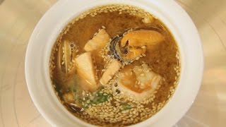 Мисо-суп с морепродуктами. Японская кухня. Рецепт от шеф-повара.