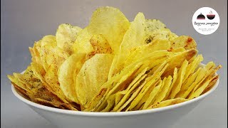 ЧИПСЫ в Микроволновке 4 ВКУСА! Обалденные! Homemade Potato Chips