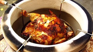Рецепт курицы в тандыре с овощами