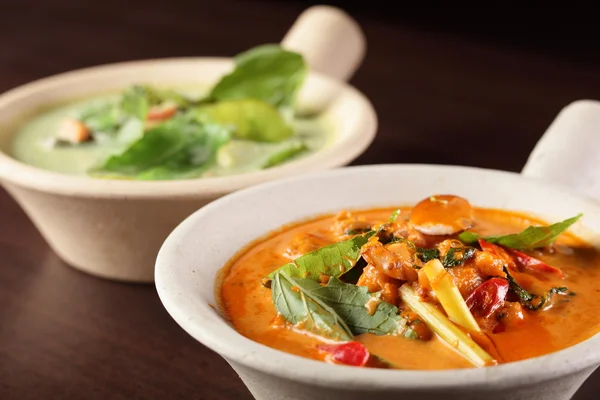 Вкусные китайский суп с овощами — стоковое фото