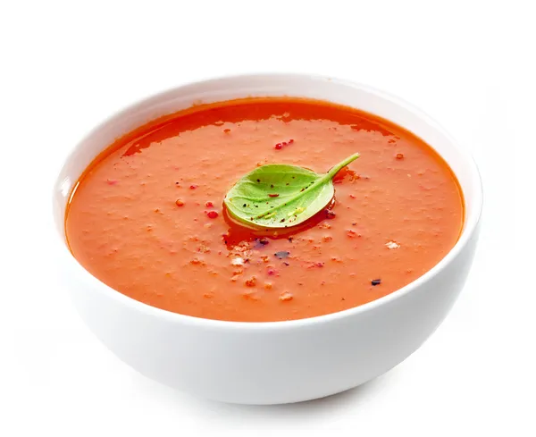 Чаша томатный суп Стоковое Фото