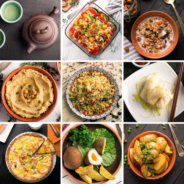 Кухня разных стран Лицензионные Стоковые Фото