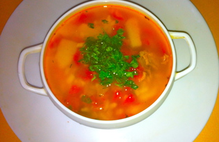 Острый суп с говядиной (пошаговый фото рецепт)